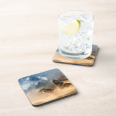 イエローストーンプラスチックのコースター – ザ・オオカミ飲料C コースター (右側)