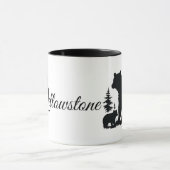 イエローストーンベア マグカップ (中央)