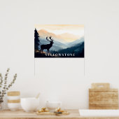 イエローストーンポスターアート ポスター (キッチン)