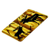 イエローストーンマグネットムース マグネット (左側)