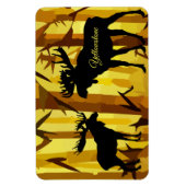 イエローストーンマグネットムース マグネット (縦)