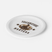 イエローストーンモンタナ ペーパープレート (アングル)