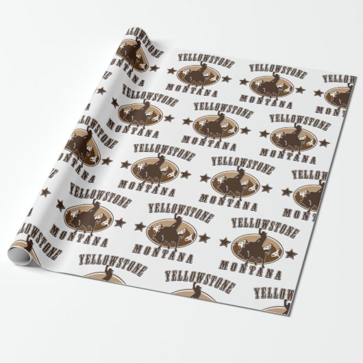 イエローストーンモンタナ ラッピングペーパー (アンロールド)