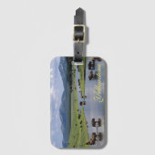 イエローストーンラゲッジタグバッファロー ラゲッジタグ (正面縦)