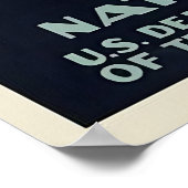 イエローストーンヴィンテージ |旅行イラストレーション ポスター (角)