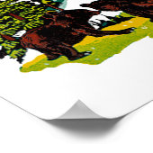 イエローストーン公園 ポスター (角)