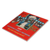 イエローストーン公園 メモリータイル タイル (側面)