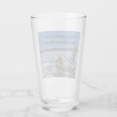 イエローストーン凍ってい湖写真国立公園 タンブラーグラス (裏面)