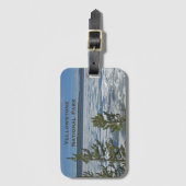 イエローストーン凍ってい湖自然写真国立公園 ラゲッジタグ (正面縦)