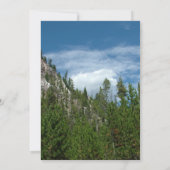 イエローストーン卒業式 招待状 (裏面)