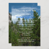 イエローストーン卒業式 招待状 (正面/裏面)