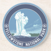 イエローストーン国立公園おみやげ コースター (正面)