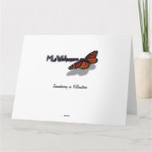 イエローストーン国立公園でのスノーシュー カード (裏面)