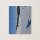 イエローストーン国立公園でのスノーシュー ジグソーパズル (縦)