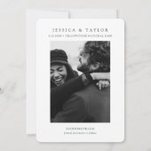 イエローストーン国立公園で結婚式のご案内 招待状 (裏面)