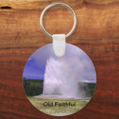 イエローストーン国立公園に忠実 キーホルダー (正面)