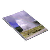 イエローストーン国立公園に忠実 ノートブック (右側)