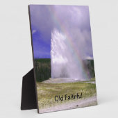 イエローストーン国立公園に忠実 フォトプラーク (側面)