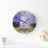 イエローストーン国立公園に忠実 ラージ壁時計 (ホーム)