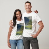 イエローストーン国立公園のアメリカバイソンと子 Tシャツ (ユニセックス)