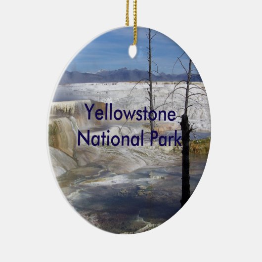 イエローストーン国立公園のオーナメント セラミックオーナメント (右)