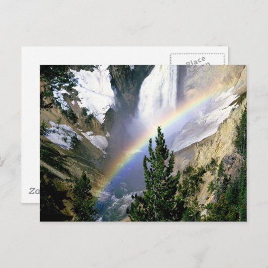 イエローストーン国立公園のカスタマイズ可能な贈り物 ポストカード (正面/裏面)