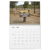 イエローストーン国立公園のカレンダー カレンダー (3月 2026)