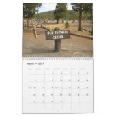 イエローストーン国立公園のカレンダー カレンダー (3月 2027)