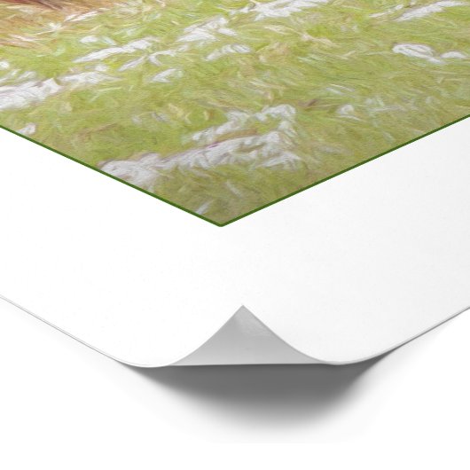 イエローストーン国立公園のポスターとバイソン&カーフ ポスター (角)