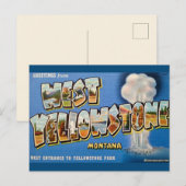 イエローストーン国立公園のポストカード ポストカード (正面/裏面)