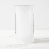 イエローストーン国立公園のヴィンテージの地図 フロストグラスビールジョッキ (中央)