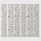 イエローストーン国立公園のヴィンテージの地図 ラッピングペーパー (フラット)