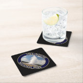 イエローストーン国立公園の忠実な老人 スクエアペーパーコースター (インサイチュ)