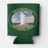 イエローストーン国立公園の忠実な老人 缶クーラー (正面)