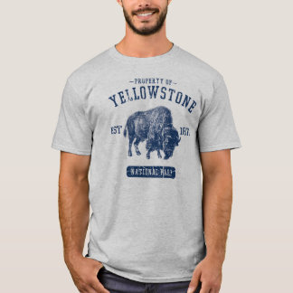 イエローストーン国立公園の特性 Tシャツ