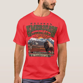 イエローストーン国立公園の発見 Tシャツ