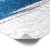 イエローストーン国立公園の車道のバイソン ポスター (角)