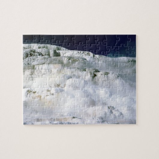 イエローストーン国立公園のMinerva台地 ジグソーパズル (横)