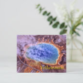 イエローストーン国立公園はがき ポストカード (スタンド正面)