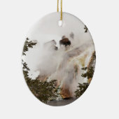 イエローストーン国立公園は素晴らしい! セラミックオーナメント (右)