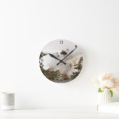 イエローストーン国立公園は素晴らしい! ラウンド壁時計 (ホーム)