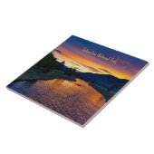 イエローストーン国立公園アットサンセット タイル (側面)