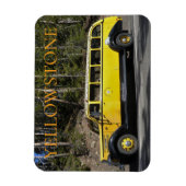 イエローストーン国立公園イエローヒストリックバスツアー マグネット (縦)