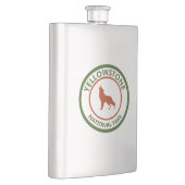 イエローストーン国立公園ウルフ フラスク (右)