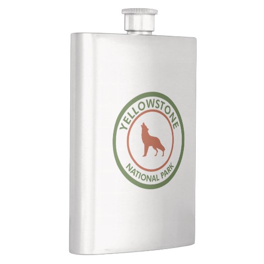 イエローストーン国立公園ウルフ フラスク (右)