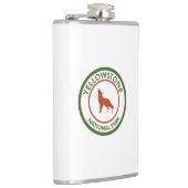 イエローストーン国立公園ウルフ フラスク (右)