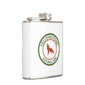 イエローストーン国立公園ウルフ フラスク (右)