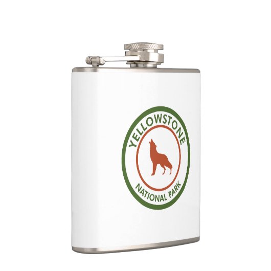 イエローストーン国立公園ウルフ フラスク (右)