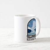 イエローストーン国立公園オールド忠実ヴィンテージ コーヒーマグカップ (正面右)