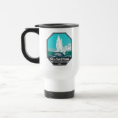 イエローストーン国立公園キャッスルゲイザーヴィンテージ トラベルマグ (左)